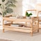 Bali & Pari Lombok Modern Bohemian Natural Rattan Coffee Table 243-13615-ZORO - alternate 9
